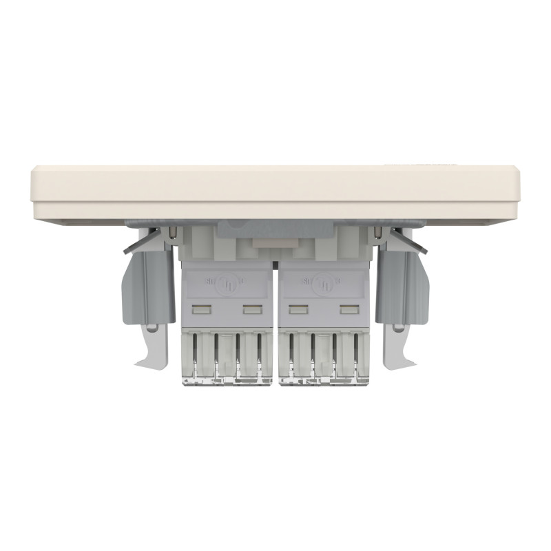 Розетка компьютерная с рамкой RJ45 UTP кат.5Е Asfora слоновая кость ABS [EPH4400123] Шнейдер Электрик