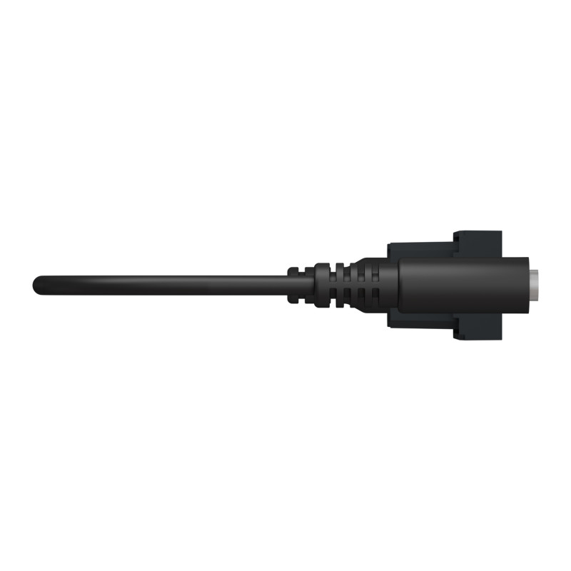 Розетка Minijack 1 модуль антрацит [NU343354] ABS-UV Unica New Шнейдер Электрик