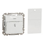 Картковий вимикач 10А Білий 73х73х45mm ABS-UV [SDD111121] Sedna Design & Elements Schneider Electric