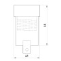 Патрон E27 56х41mm керамічний [s9100014] e.lamp socket.Е27.cer E.NEXT
