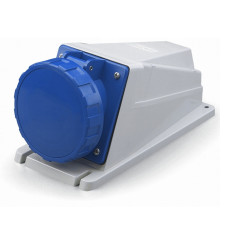 Силовая розетка 2P+PE 125А 230В стационарная IP67 [DIS51512553] Quadro ДКС