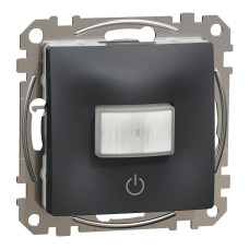 Датчик движения с выключателем 10A черный [SDD114504] ABS-UV Sedna Design&Element Шнейдер Электрик