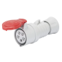 Силовая розетка 3P+N+E 16А 400В переносная IP44 красная [GW62009H] IEC 309 HP GEWISS