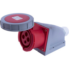 Силовая розетка 3P+PE 32А 400В стационарная IP67 красная [i082011] E.NEXT e.socket.124.32.67