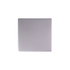 Клавиша одинарная 61x61x8мм алюминий [ins0040094] e.lux.11011L.pn.aluminium E.NEXT