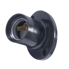 Патрон E27 настенный смещенный 76х70х38mm бакелитовый черный [s9100018] e.lamp.socket.wall.skew.side.E27.bk.black E.NEXT