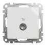 Концевая TV розетка 4 дБ белая [SDD111471] ABS-UV Sedna Design&Element Шнейдер Электрик