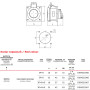 Силова розетка 3P+N+PE 32А 400В вбудована IP44 основа 75х75мм [DIS4223267] Quadro ДКС