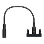 Розетка Minijack 1 модуль антрацит [NU343354] ABS-UV Unica New Шнейдер Электрик