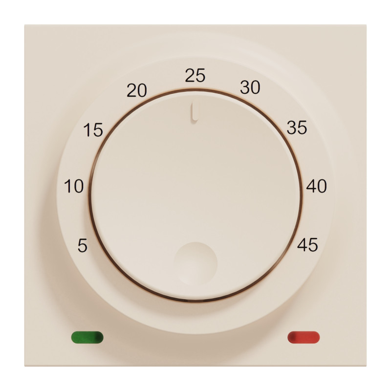 Термостат комнатный Бежевый (RAL 1013) 45х45х47mm PC [NU350144] Unica New Schneider Electric
