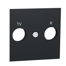Центральная плата розетки TV/FM антрацит [NU944054] ABS-UV Unica New Шнейдер Электрик