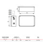 Основание 8 модулей 310x110x230мм металлическое для лючка [01371U] In-Liner Front ДКС