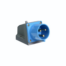 Силова вилка 2P+PE 32А 250В стаціонарна IP44 синя [PSR51-032-3-U] ЗСІ-523 UEC