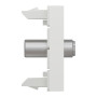 Розетка Coaxial F-type 1 модуль біла [NU346818] ABS-UV Unica New Шнейдер Електрік