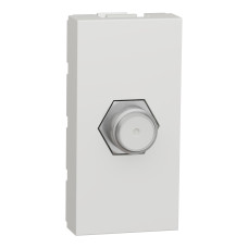 Розетка Coaxial F-type 1 модуль белая [NU346818] ABS-UV Unica New Шнейдер Электрик