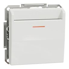 Карточный выключатель механический Asfora 71x71x53mm белый [EPH6270121] Schneider Electric