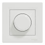 Поворотный LED диммер RC 3-370Вт ASFORA 83x83x47mm белый [EPH6800121] Schneider Electric