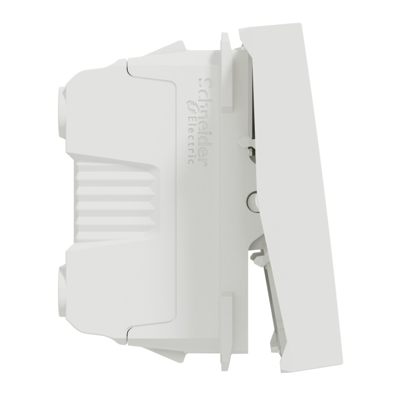 Выключатель 16А Белый 45х45х34.26mm ABS-UV [NU326118] Unica New Schneider Electric
