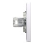 Розетка комп'ютерна з рамкою RJ45 UTP кат.6 Asfora біла ABS [EPH4800121] Електрик шнейдер