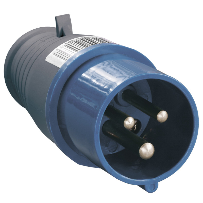 Вилка переносна сси-013 2Р+ре 16А 200-250В ip44, [psr01-016-3]