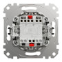 Одноклавишный перекрестный переключатель с подсветкой Белый 73х73х37mm ABS-UV [SDD111107L] Sedna Design & Elements Schneider Electric