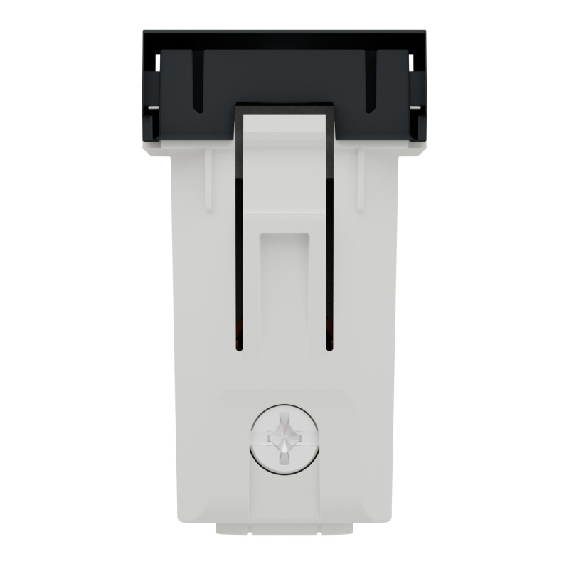 Розетка со шторками 16А Черный 45х22.5х39.3mm PC [NU303154] Unica New Schneider Electric