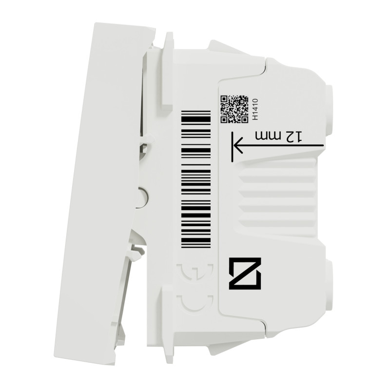 Выключатель 16А Белый 45х45х34.26mm ABS-UV [NU326118] Unica New Schneider Electric