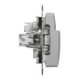 Картковий вимикач 10А Алюміній 73х73х45mm ABS-UV [SDD113121] Sedna Design & Elements Schneider Electric