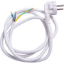 Кабель с вилкой 3x0,75мм.кв 1,2м с заземлением белый [l020011] E.NEXT e.wire.plug.white.0,75