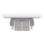 Розетка комп'ютерна з рамкою RJ45 UTP кат.6 Asfora біла ABS [EPH4800121] Електрик шнейдер