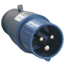 Вилка переносна сси-013 2Р+ре 16А 200-250В ip44, [psr01-016-3]