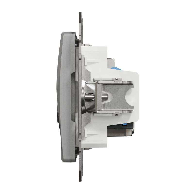 Розетка RJ45 кат.6 UTP -TV алюминий [SDD113469T] ABS-UV Sedna Design&Element Шнейдер Электрик
