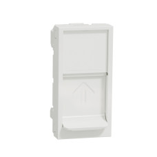 Центральна плата RJ45 Keystone/Systimax 1 модуль белая [NU946018] Unica New Шнейдер Электрик