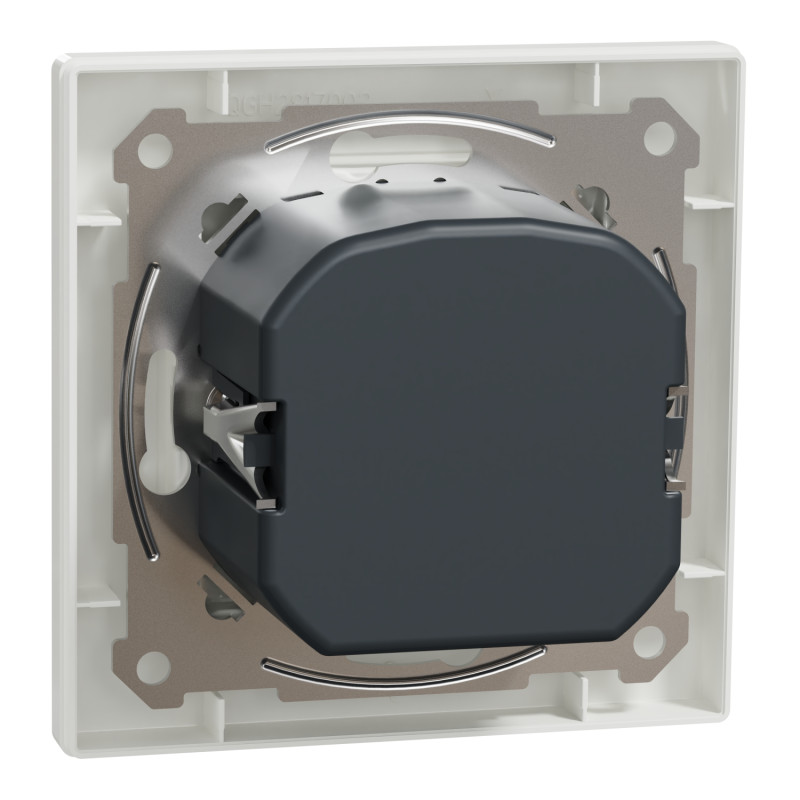 Поворотный LED диммер RC 3-370Вт ASFORA 83x83x47mm белый [EPH6800121] Schneider Electric