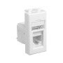 Розетка комп'ютерна RJ45 категорія 6 1 модуль білий [4400291] ДКС Avanti