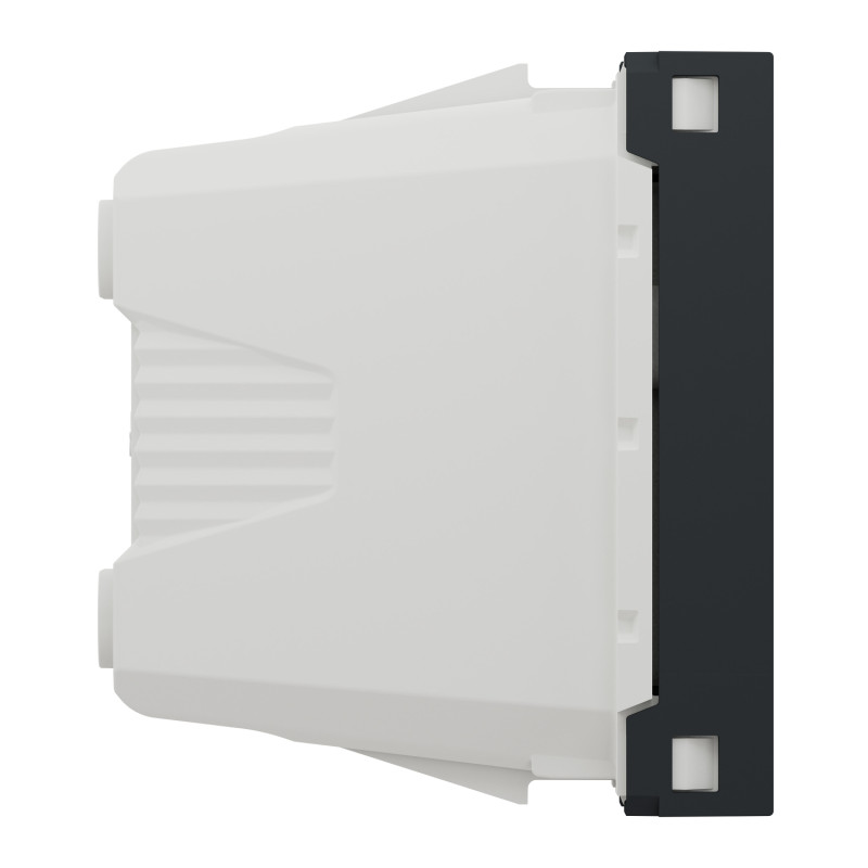 Розетка со шторками 16А Черный 45х22.5х39.3mm PC [NU303154] Unica New Schneider Electric