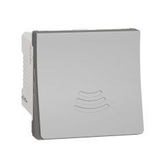 Зуммер 2 модуля Алюминий 45х45х50mm ABS-UV [NU378530] Unica New Schneider Electric