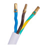 Кабель с вилкой 3x0,75мм.кв 1,2м с заземлением белый [l020011] E.NEXT e.wire.plug.white.0,75