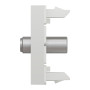 Розетка Coaxial F-type 1 модуль біла [NU346818] ABS-UV Unica New Шнейдер Електрік