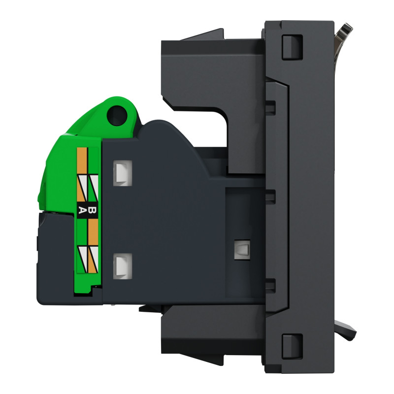Розетка компьютерная RJ45 категория 5UTP 1 модуль антрацит [NU341054] ABS-UV Unica New Шнейдер Электрик