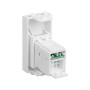 Розетка комп'ютерна RJ45 категорія 6 1 модуль білий [4400291] ДКС Avanti