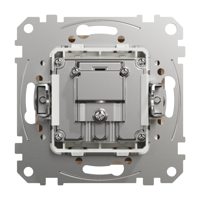 Розетка R/TV/SAT конечная 4дБ бежевый 73х73х41mm ABS-UV [SDD112481] Sedna Design & Elements Schneider Electric