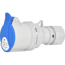 Силовая розетка 2P+PE 32А 230В переносная IP44 синяя [4482003] ES-3232 ETI