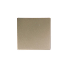 Кнопка одинарная 61x61x8мм никель [ins0040003] e.lux.11611L.pn.nickel E.NEXT