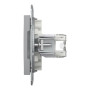 Розетка компьютерная RJ45 UTP кат.5Е Asfora алюминий ABS [EPH4400161] Шнейдер Электрик
