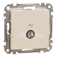 Концевая TV розетка 4 дБ бежевая [SDD112471] ABS-UV Sedna Design&Element Шнейдер Электрик