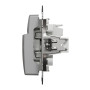 Картковий вимикач 10А Алюміній 73х73х45mm ABS-UV [SDD113121] Sedna Design & Elements Schneider Electric