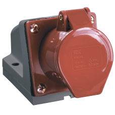 Розетка стационарная сси-125 3p+pe +n 32А 380-415В ip44, [psr12-032-5]