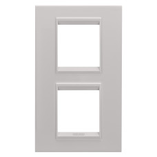 Рамка двухместная вертикальная Chorusmart LUX металл бежевый [GW16224XL] Gewiss