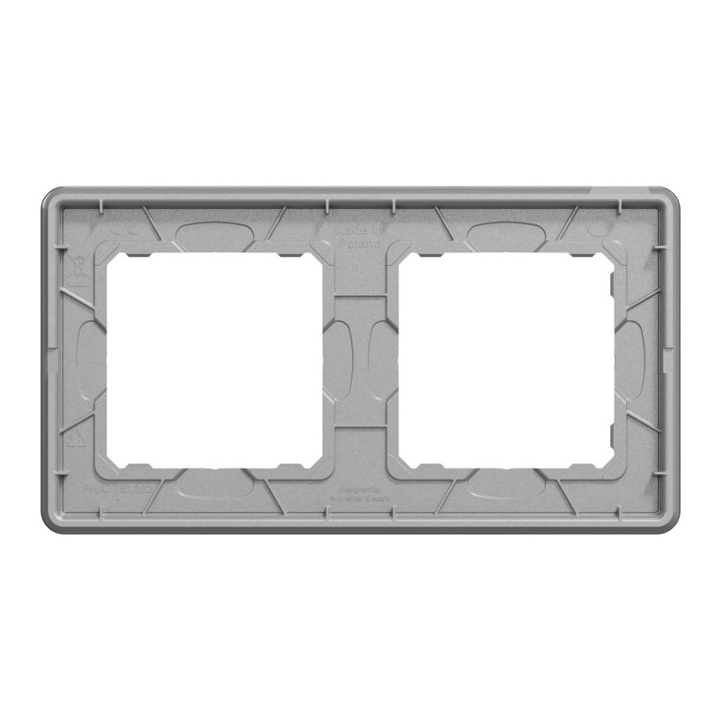 Рамка 2-постовая искусственное матовое стекло [SDD362802] ABS-UV Sedna Design&Element Шнейдер Электрик